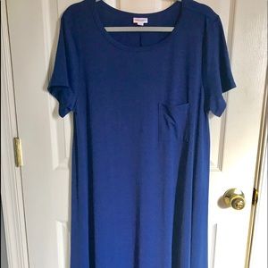 Xl Lularoe Carly. Beautiful cobalt blue color.